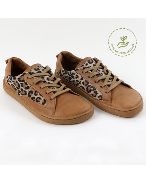 Sneakersi barefoot OXY - LEOPARD - Tikki Shoes 