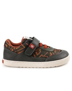 Sneakersi barefoot ROCK - Grey Orange - Tikki Shoes