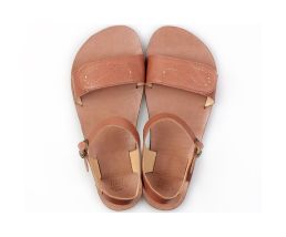 VIBE barefoot women's sandals - Infinity Brown