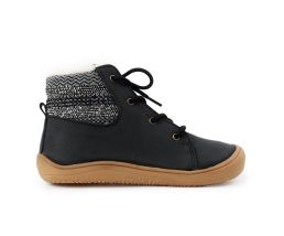 Ghete vegan BEETLE - Black - Tikki Shoes