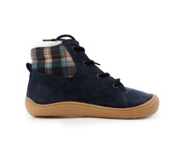 Ghete barefoot BEETLE - Blue - Tikki shoes 