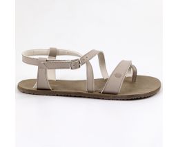 Sandale barefoot vegane SELENE - Taupe - Tikki Shoes