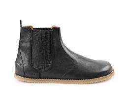Ghete Chelsea barefoot LUNA - Black - TIKKI SHOES BOOTS