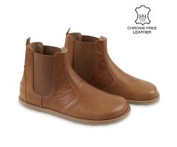 Chelsea barefoot boots LUNA - Camel