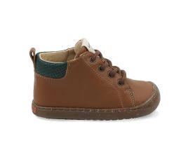 Barefoot mid-cut boots MARBLE - Brownie