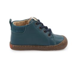 Barefoot mid-cut boots MARBLE - Petrol