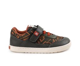 Sneakersi barefoot ROCK - Grey Orange - Tikki Shoes 