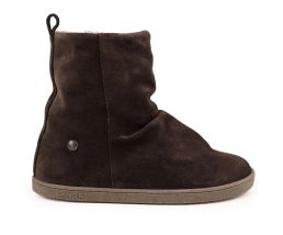 Ghete barefoot VELVET - Brown - / boots - Tikki Shoes
