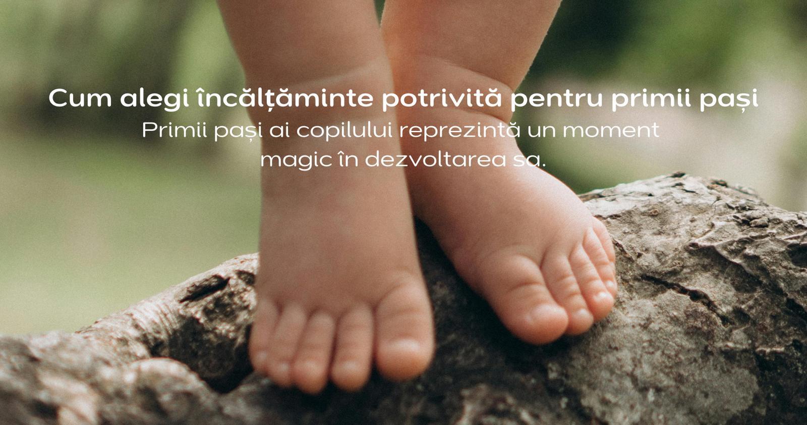 Cum alegi incaltamintea potrivita pentru primii pasi