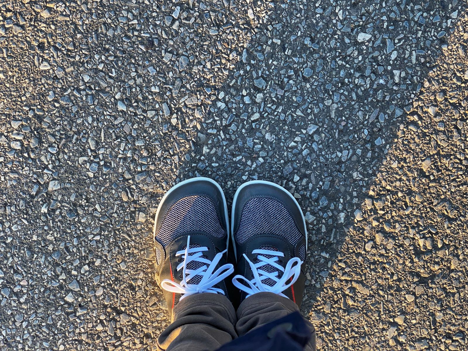 Lang.S TERRA shoes first wear asphalt barefoot